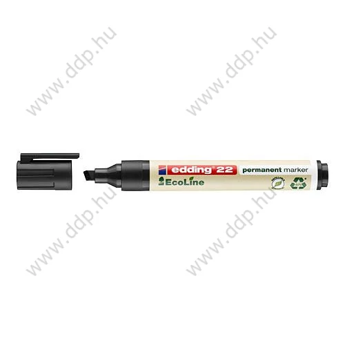 Marker Permanent EDDING 22 Ecoline fekete alkoholos filc -7580176000-