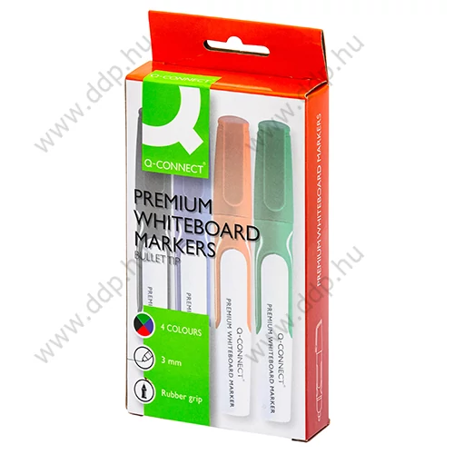 Táblamarker készlet 4db-os Prémium  Q-CONNECT -KF26113-