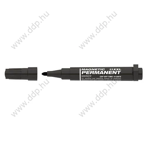 Marker permanent ICO 11 XXL multifunkciós D12 fekete alkoholos filc