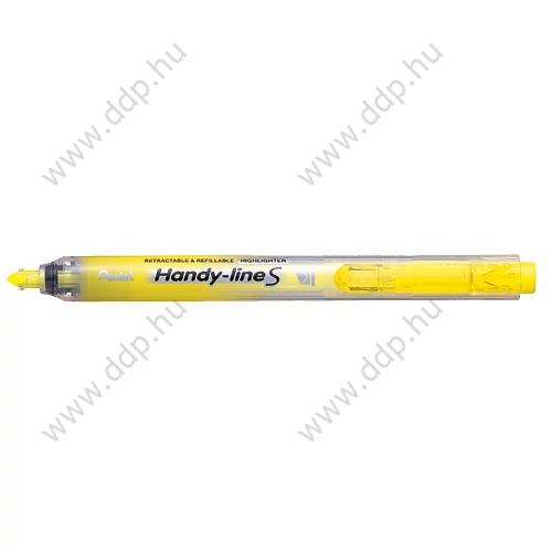 Szövegkiemelő Pentel nyomógombos HANDY-LINE SXS15 sárga