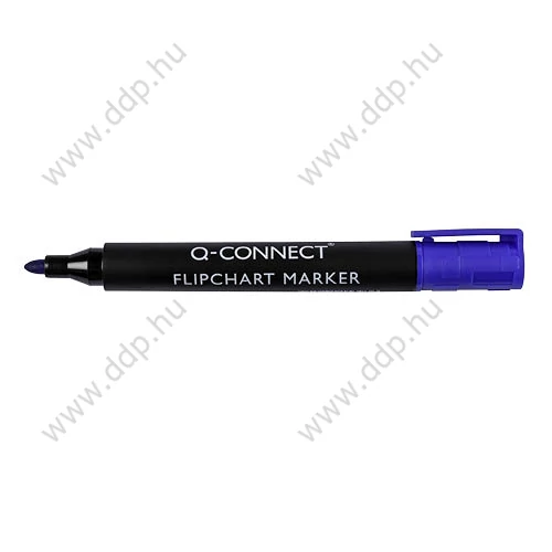 Flipchart marker kerek végű kék Q-CONNECT -KF15393-