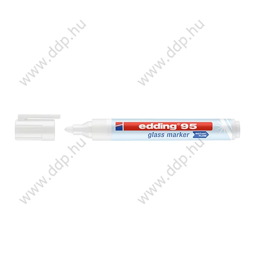 Üvegreíró marker EDDING 95  2-3 mm D10 fehér
