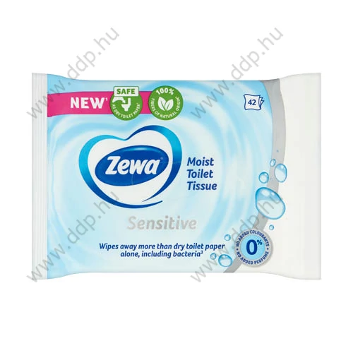 Egészségügyi  nedves toalettpapír Zewa 42db-os Sensitive