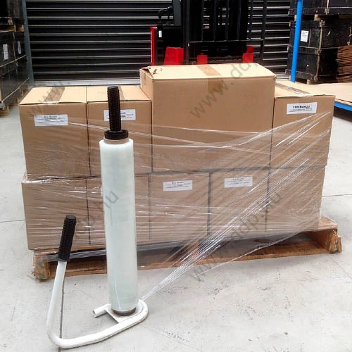 Strechfólia kézi 2 kg 20 mikron 500mm, 186m könnyű csévés