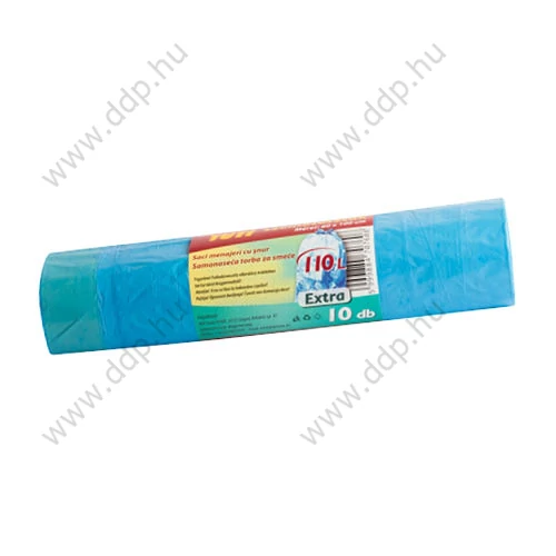 Szemeteszsák záró szalaggal extra 110l-es 60 x 100 cm 10db/csm TUTI
