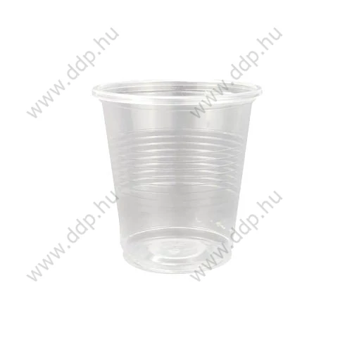 Műanyag pohár 100ml átlátszó 100db/csomag
