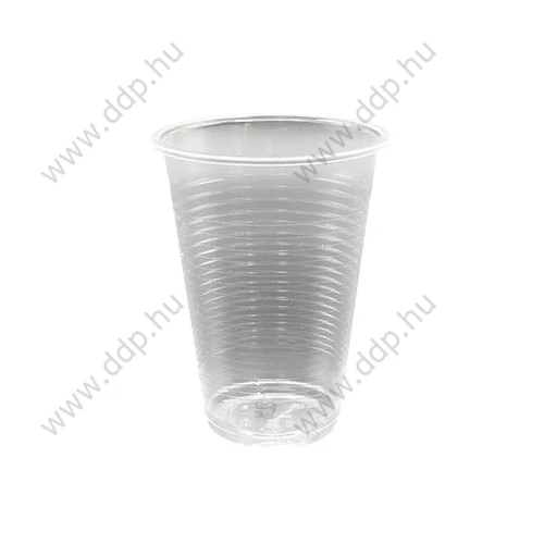 Műanyag pohár 200ml átlátszó 100db/csomag