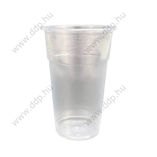 Műanyag pohár 300ml átlátszó 50db/csomag
