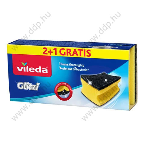 Súrolószivacs Glitzi kristály Vileda 2db/csomag -F10064-