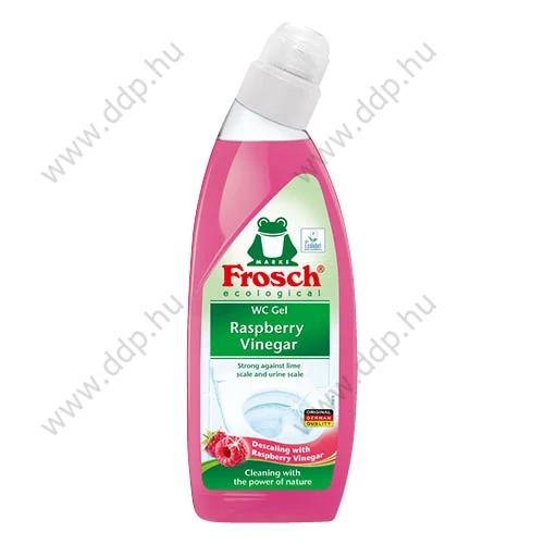 WC tisztító gél Frosch 750ml Málnaecettel