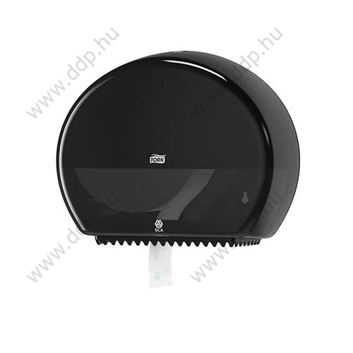 Egészségügyi toalettpapír tartó Tork Jumbo mini T2 fekete -555008-