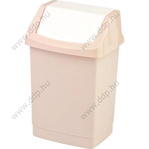 Szemetesvödör billenős fedeles -CLICK-IT- 25L bézs CURVER