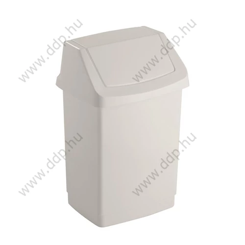 Szemetesvödör billenős fedeles -CLICK-IT- 50L fehér CURVER