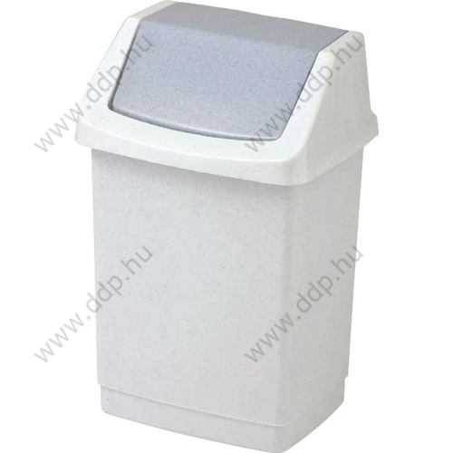 Szemetesvödör billenős fedeles -CLICK-IT- 50L szürke CURVER