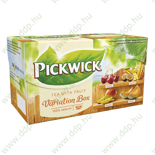 Tea Pickwick Gyümölcsvariációk III. (sárgabarack, sárgadinnye, málna, zöldalma, meggy) -4024171-
