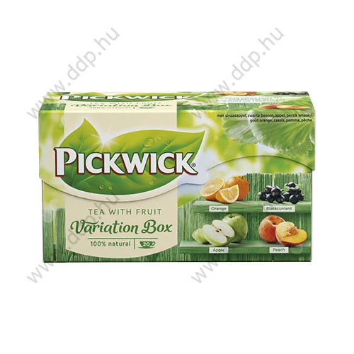 Tea Pickwick Gyümölcsvariációk IV. (Narancs, Feketeribizli, Alma, Őszibarack)