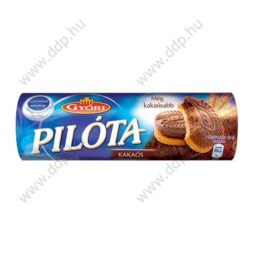 GYŐRI Pilóta töltött kakaós keksz 180g