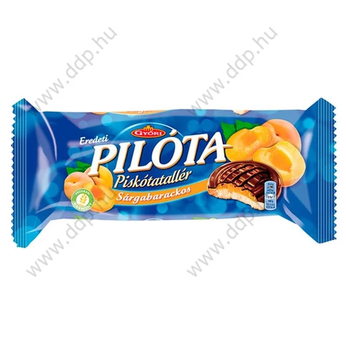 GYŐRI ÉDES Pilóta Piskótatallér sárgabarack 147g