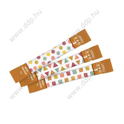 Kristálycukor presszó 4kg, barna/nád 4gx1000db KORONÁS