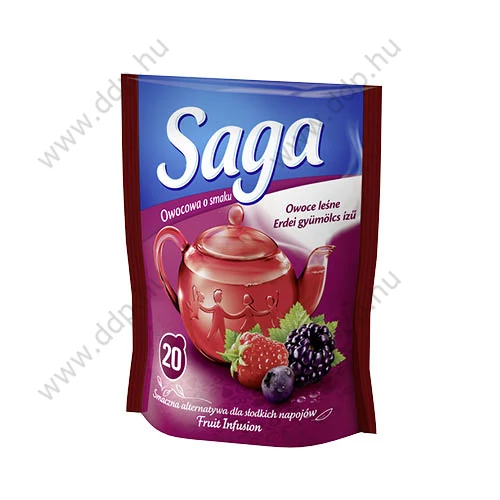 Tea SAGA erdei gyümölcs 20 filter/csomag