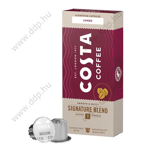 Kávékapszula Nespresso kompatibilis Costa Coffee Signature Blend Lungo 10 x 5,7g