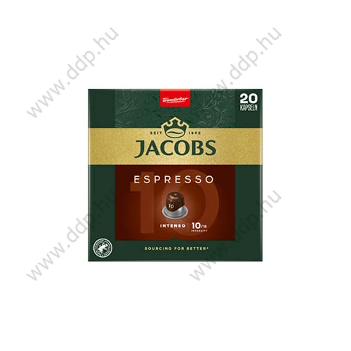 Kávékapszula Jacobs Espresso 10 Intenso 20db/doboz, Nespresso kompatibilis