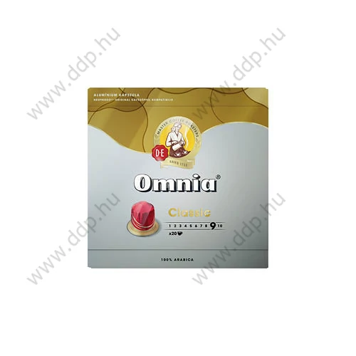 Kávékapszula Douwe Egberts Omnia Classic 20db/doboz, Nespresso kompatibilis
