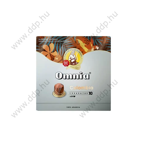 Kávékapszula Douwe Egberts Omnia Colombia 20db/doboz, Nespresso kompatibilis