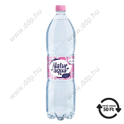 Ásványvíz Naturaqua 1,5l mentes (6db/gyűjtő) DRS díjas -69046-