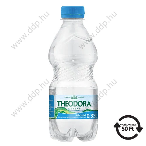 Ásványvíz Theodora 0,33l dús PET (12db/gyűjtő) DRS díjas -69034-