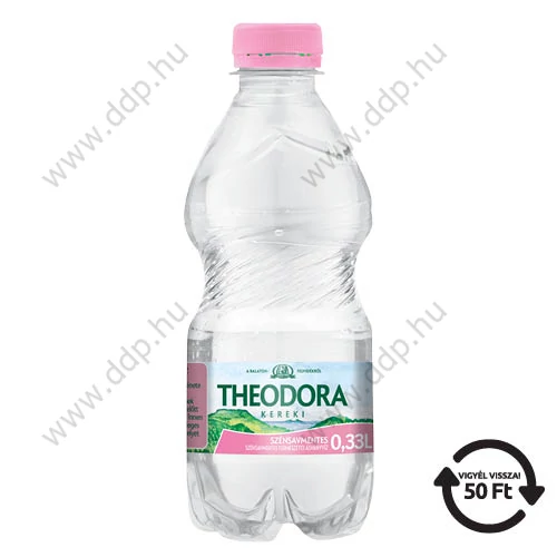 Ásványvíz Theodora 0,33l mentes PET (12db/gyűjtő) DRS díjas -69051
