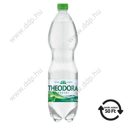 Ásványvíz Theodora 1,5l enyhe (6db/gyűjtő) DRS díjas -69037-