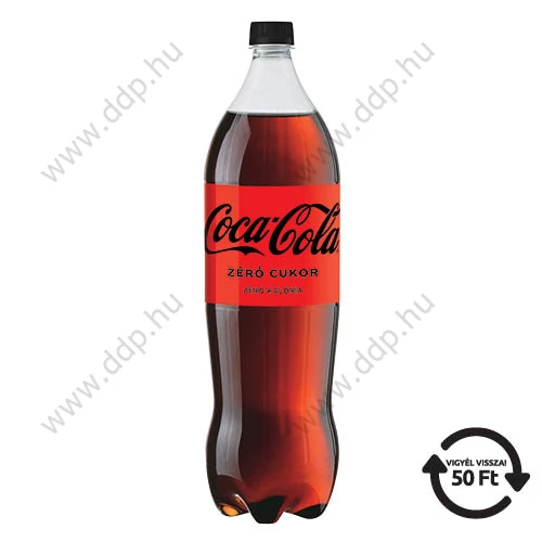 Üdítő Coca-Cola Zero 1,75l (8db/gyűjtő) DRS díjas -69140-