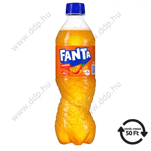 Üdítő Fanta 0,5l narancs (12db/gyűjtő) DRS díjas -69011-