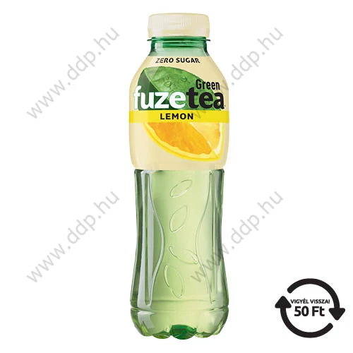 Üdítő FUZETEA Zöldtea Citrom Zero 0,5l (12db/gyűjtő) DRS díjas -69154-