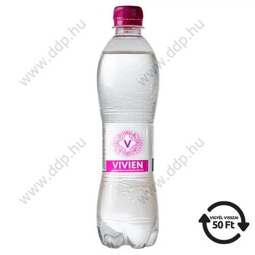 Ásványvíz VIVIEN 0,5l mentes (12db/gyűjtő) DRS díjas
