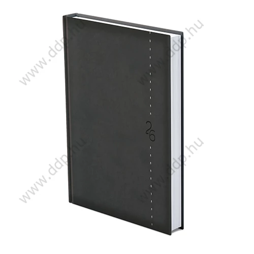 TOPTIMER Határidőnapló A/5 napi LINEA L021 sötétszürke 150x210mm előjegyzési naptár határidőnapló