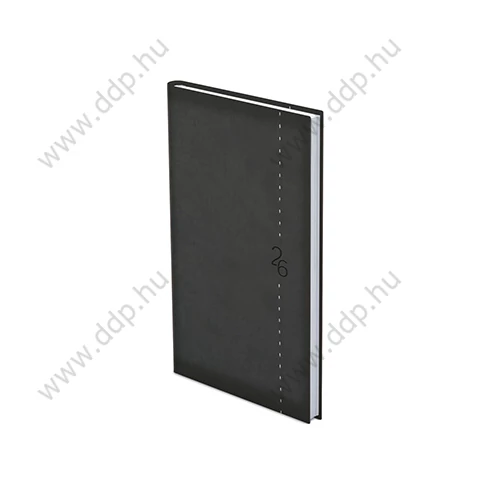 TOPTIMER Határidőnapló zseb álló LINEA L035 sötétszürke 95x170mm zsebnaptár