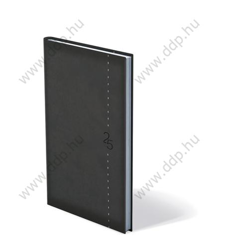 TOPTIMER Határidőnapló zseb álló LINEA L035 sötétszürke 95x170mm zsebnaptár