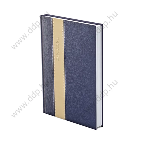 TOPTIMER Határidőnapló A/5 napi FASHION F021 kék-bézs-kék 150x210mm Előjegyzési naptár Agenda