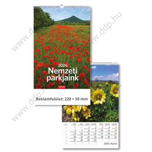 TOPTIMER Falinaptár Nemzeti Parkjaink T094-03 220x325mm