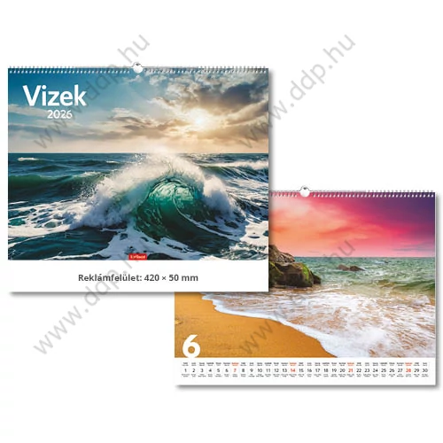 TOPTIMER Falinaptár Vízek T093-20 320x405mm