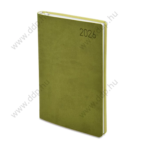 TOPTIMER Határidőnapló B/5 heti MILANO M011 zöld-zöld agenda