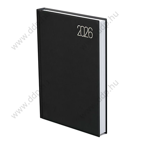 OPTIFORM Határidőnapló A/5 napi UNI U021 fekete 144x206mm Előjegyzési naptár Agenda
