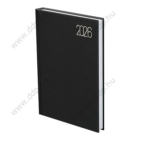 OPTIFORM Határidőnapló B/5 heti UNI U011 fekete 165x240mm Előjegyzési naptár Agenda