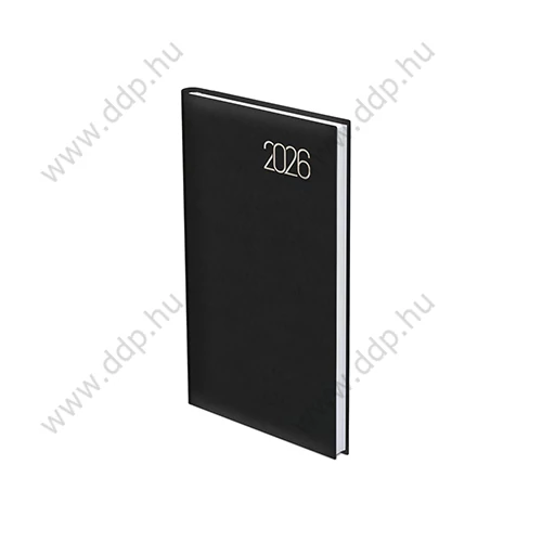 OPTIFORM Határidőnapló zseb álló UNI U035 fekete 90x165mm zsebnaptár