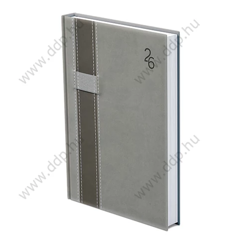 TOPTIMER Határidőnapló A/5 napi VARIO V021 szürke-sötétszürke 150x210mm Előjegyzési naptár Agenda