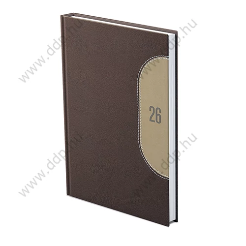 OPTIFORM Határidőnapló B/5 heti Kredo K011 barna-bézs 165x240mm Előjegyzési naptár Agenda