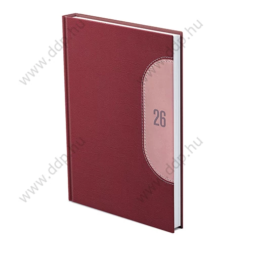 OPTIFORM Határidőnapló B/5 heti Kredo K011 bordó-barack 165x240mm Előjegyzési naptár Agenda