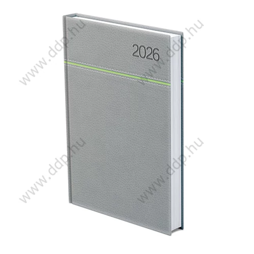 TOPTIMER Határidőnapló A/5 napi YOUNG Y021 szürke-zöld 150x210mm Előjegyzési naptár Agenda